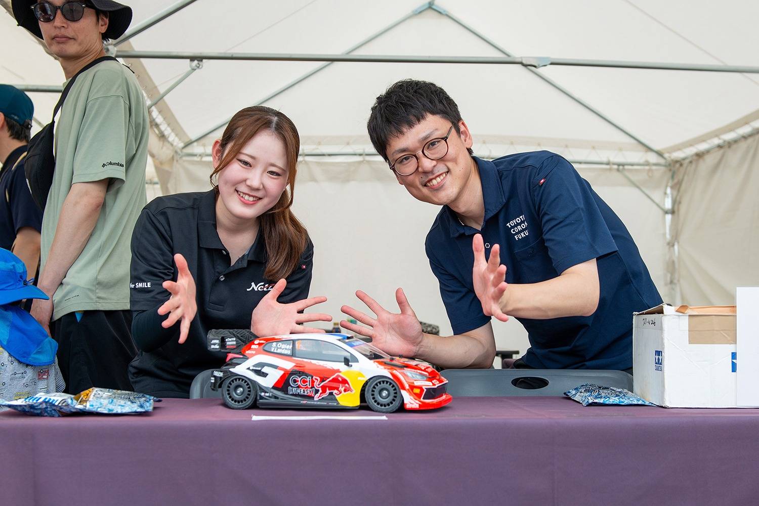 トヨタガズーレーシング　勝山ラリー　福井　トヨタ販売店　ラリちゃれ　ネッツトヨタ福井　TGRP トヨタガズーレーシングパーク　新入社員