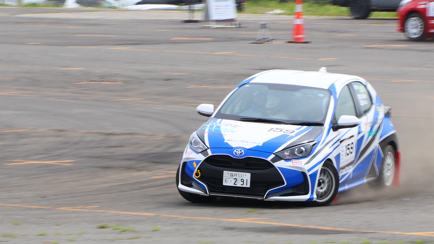 トヨタガズーレーシング　勝山ラリー　福井　トヨタ販売店　ラリちゃれ　ネッツトヨタ福井　SS3 SS6　ヤリス
