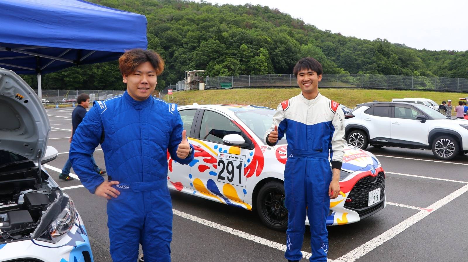 ヤリスカップ　Yaris Cup　レース　岡山国際サーキット　ネッツトヨタ福井　社員　モータースポーツ活動　福利厚生
