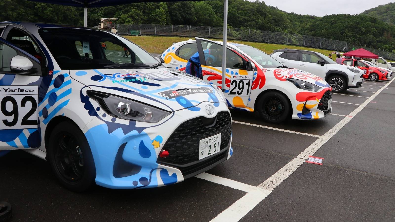 ヤリスカップ　Yaris Cup　レース　岡山国際サーキット　ネッツトヨタ福井　社員　モータースポーツ活動　福利厚生
